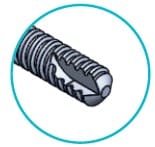 passive apex dental fixation screws